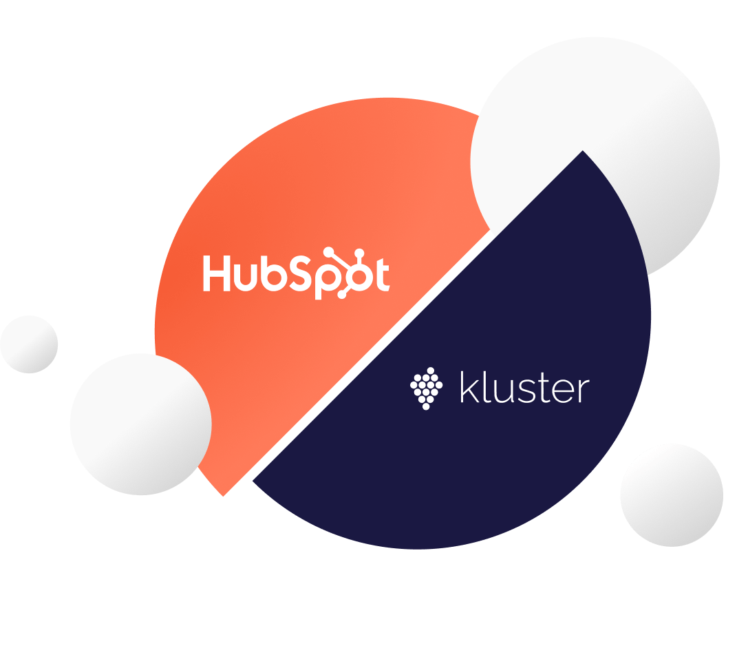 Kluster-Integrationsseite und Landing Page für kostenlose Kluster-Tests Grafik