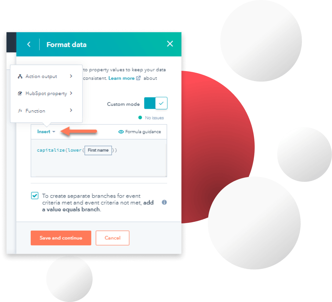 Support with automated data control