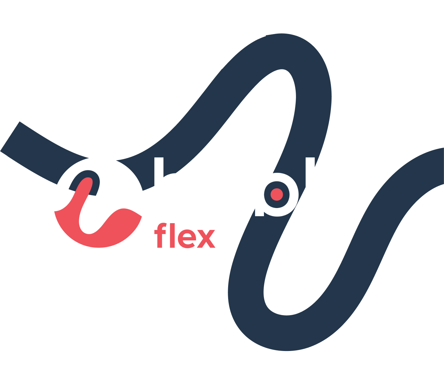 Huble Flex Logo Graphic Dark