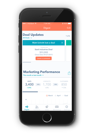 HubSpot Mobile App