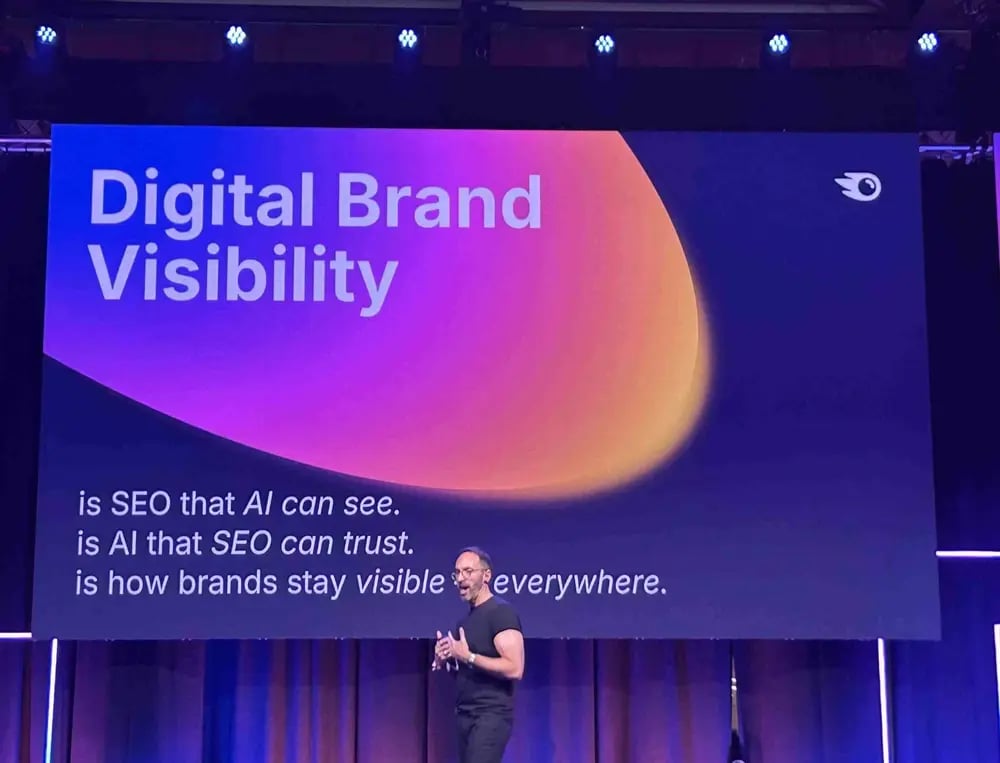 SEMRush’s Andrew Warden Explains Digital Brand Visibility as the combination of AI Search and SEO