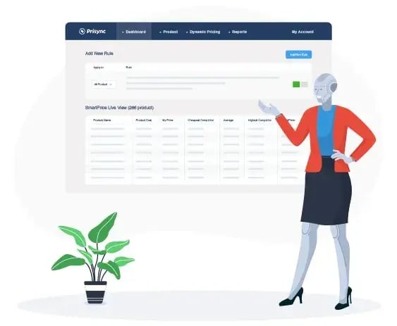 Prisync's dynamic pricing software