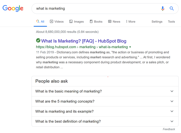 people also ask what is marketing